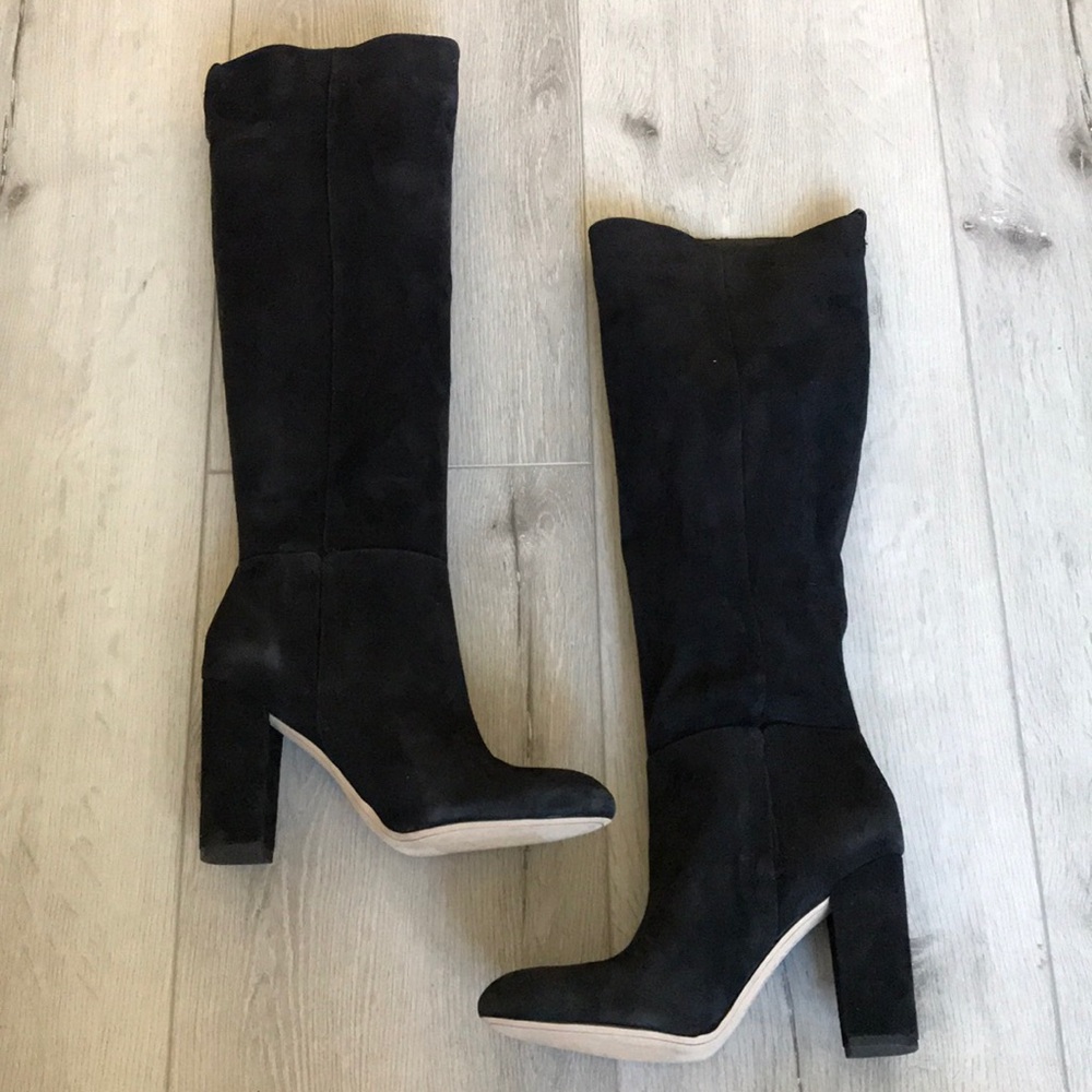 Caprice Suede Knee-High Boot
